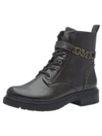 Kozaki damskie - Marco Tozzi by Guido Maria Kretschmer damskie botki Laced 2-85209-43 modne kozaki, mocca, rozmiar 36 EU, Mocca, 36 EU - miniaturka - grafika 1