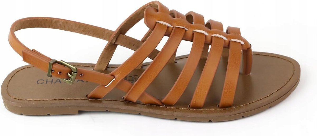 Chattawak Sandały Damskie Brązowe na Lato Japonki 40 Jwi