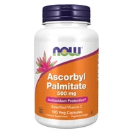 Witaminy i minerały - Now Foods NOW Ascorbyl Palmitate 500mg 100vegcaps - miniaturka - grafika 1