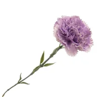 Sztuczne kwiaty - Goździk sztuczny kwiat fioletowy gałązka 70 cm - miniaturka - grafika 1