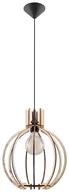 Lampy sufitowe - Sollux Lighting Lampa wisząca ARANCIA naturalne drewno - miniaturka - grafika 1