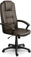 Fotele i krzesła biurowe - Fotel biurowy obrotowy Sofotel cimny brąz - miniaturka - grafika 1