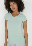 Koszulki i topy damskie - Miętowy T-shirt Nysalphia - miniaturka - grafika 1