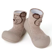 Skarpetki dla dzieci - Lekkie I Elastyczne Buciki Attipas® Teddy Beige 10,8 Cm / 19 Antypoślizgowe - miniaturka - grafika 1