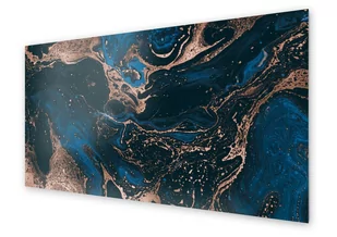 Panel kuchenny HOMEPRINT Granatowo złota mieszanka 100x50 cm - Dekoracje domu - miniaturka - grafika 1