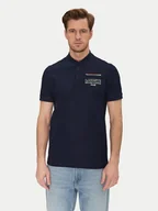 Koszulki męskie - Lacoste Polo PH8742 Granatowy Regular Fit - miniaturka - grafika 1