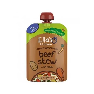 Ella's Kitchen BIO Duszona wołowina z ziemniakami, 130g - Dania dla dzieci - miniaturka - grafika 1