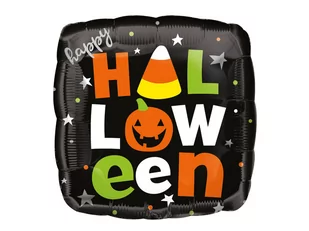 Balon foliowy Happy Halloween - 45 cm - Halloween - miniaturka - grafika 1