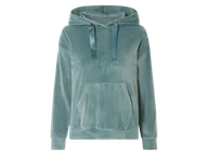 Bluzy damskie - esmara® Bluza welurowa damska (Miętowy, M(40/42)) - miniaturka - grafika 1