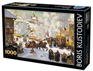 Puzzle 1000 el. Kustodiev, Maslenica D-Toys - Puzzle - miniaturka - grafika 1