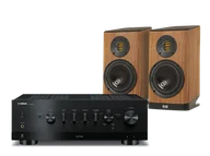 Zestawy stereo - Yamaha R-N1000A (czarny) + Vela BS403 (orzech) - miniaturka - grafika 1