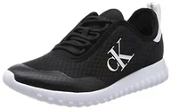 Sneakersy damskie - Calvin Klein Jeans Damskie sneakersy SPOR Run EVA Slipon Over MESH WN, czarne, 3,5 UK, Czarny, 36.5 EU - miniaturka - grafika 1