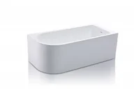 Wanny - AD UPSALA PRAWA 160x75 Wanna przyścienna 160cm z przelewem 160x75 PRAWA  bez pleców) - miniaturka - grafika 1