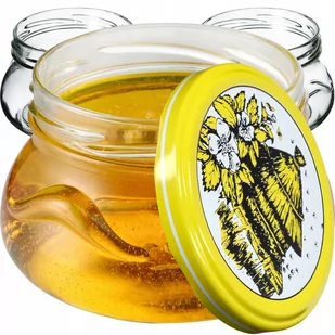 Słoiki Raja 300ml 100 szt. 82mm + wieczka "Pszczoły" - Pojemniki kuchenne - miniaturka - grafika 1