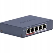 Switche - Switch Hikvision SWITCH POE DS-3E0105P-E/MC 4-PORTOWY DS-3E0105P-E/M(C) - miniaturka - grafika 1