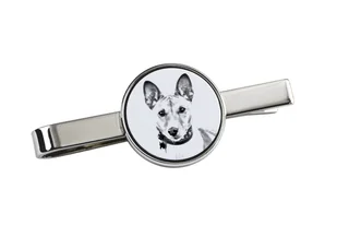 Basenji, Basendżi, Congo Dog - spinka do krawata z psem, personalizowany kl - Spinki do mankietów i krawatów - miniaturka - grafika 1