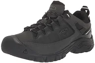 Buty trekkingowe męskie - KEEN Męskie buty trekkingowe Targhee 3 wodoodporne, Potrójny czarny, 42 EU - miniaturka - grafika 1