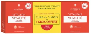 Suplement diety Rene Furterer Vitalfan Vitality Hair & Nails 3x30 kapsułek (3282779306126) - Suplementy naturalne - miniaturka - grafika 1