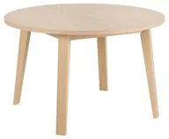 Stoły - Stół okrągły A-Line 120 cm dąb bielony - miniaturka - grafika 1