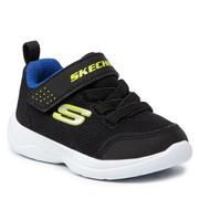 Sneakersy damskie - SKECHERS Sneakersy Mini Wanderer 407300N/BBLM Blk/Blue/Lime - miniaturka - grafika 1