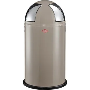Wesco Push Two kosz na śmieci, ciepły szary 50 l 17586157 - Kosze na śmieci - miniaturka - grafika 1