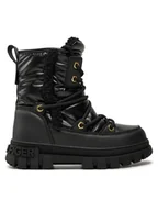 Buty dla dziewczynek - Tommy Hilfiger Śniegowce Fur Boot T3A5-33610-1695 M Czarny - miniaturka - grafika 1