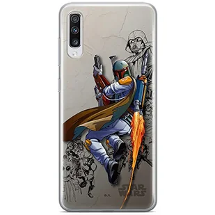 ERT GROUP etui na telefon Samsung A70, case oryginalny i oficjalnie licencjonowany przez Star Wars, wzór Boba Fett 003, optymalnie dopasowane, plecki z TPU - Etui i futerały do telefonów - miniaturka - grafika 1