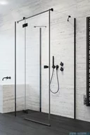 Kabiny prysznicowe - Radaway Essenza Black Kdj+S kabina 80x100x80cm lewa szkło przejrzyste 1384051-01-01/1385022-54-01L/1384051-01-01 - miniaturka - grafika 1