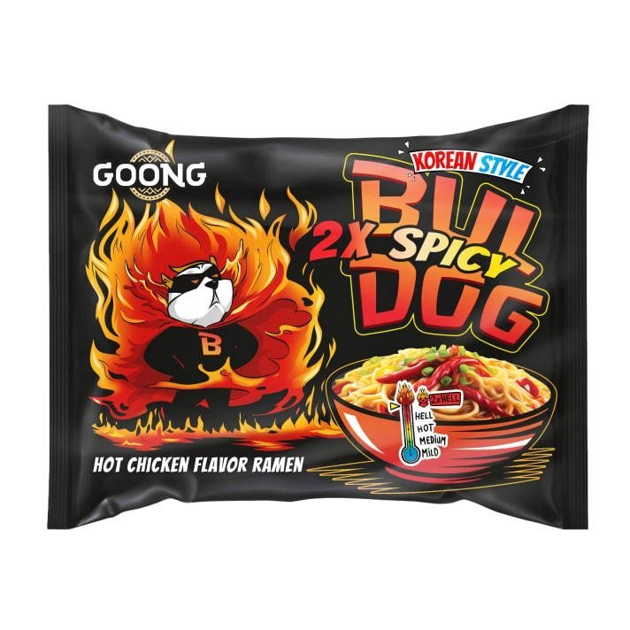 GOONG 117G BULDOG 2XSPICY ZUPA BŁYSKAWICZNA NUDLE