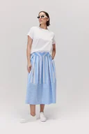 Spódnice - Spódnica bawełniana w pasy Alanis - miniaturka - grafika 1