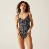 Stroje kąpielowe - Regatta Strój kąpielowy damski wyszczuplający Sakari Czarny, Rozmiar: 34 - miniaturka - grafika 1