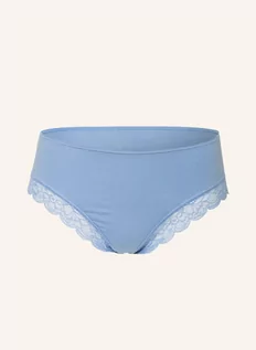 Majtki damskie - Hanro Figi Cotton Lace blau - grafika 1