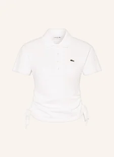Lacoste Koszulka Polo Z Piki weiss - LACOSTE - Koszulki i topy damskie - miniaturka - grafika 1