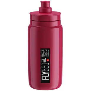 Elite Bidon Elite FLY czerwony, czarna grafika, 550ml - Shakery i bidony sportowe - miniaturka - grafika 1