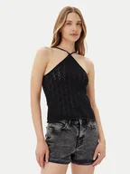 Koszulki i topy damskie - ONLY Top Noella 15352137 Czarny Regular Fit - miniaturka - grafika 1