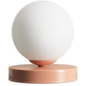 Lampy stojące - Pastelowa lampka stojąca Ball Table 1076B11_S różowa - miniaturka - grafika 1