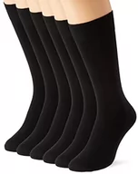 Skarpetki męskie - FM London Skarpety męskie 6-Pack z technologią ochrony przed zapachami HyFresh | 6-11 UK, opcje kolorów, 24 godziny miękkie skarpety odzieżowe, Czarny (czarny), 39/46 EU - miniaturka - grafika 1