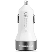 Ładowarki samochodowe - Modecom MC-QCU2-07 Ładowarka Samochodowa Quick Charge 3.0 + USB (ZT-MC-QCU2-07) - miniaturka - grafika 1