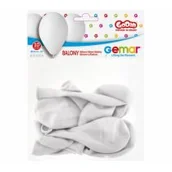 Balony i akcesoria - GoDAN Balony Premium 10" białe BGGP/4489-5 - miniaturka - grafika 1