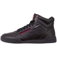 Trampki męskie - Kappa Męskie trampki Mangan, Czarny Black 242764 1120, 46 EU - miniaturka - grafika 1