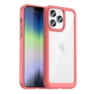 Etui i futerały do telefonów - Braders Etui Outer z żelową ramką do iPhone 14 Pro Max czerwony - miniaturka - grafika 1