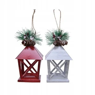 Zawieszka Na Choinkę Latarnia Ozdobna 13 cm - Bombki - miniaturka - grafika 1