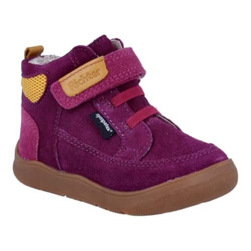 Richter Buty dziecięce dla dziewczynek Samy Sneaker barefoot, Lady/Berry/Honey, 24 EU