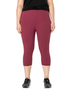 Duże Leginsy Getry Damskie Bambusowe 3/4 733-2 8XL - Legginsy - miniaturka - grafika 1