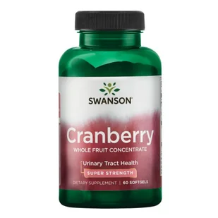Swanson Żurawina (Cranberry) Ekstrakt 420mg - (60 kap) - Układ moczowy i płciowy - miniaturka - grafika 1