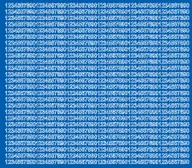 Dekoratorstwo - Cyfry samoprzylepne 5 milimetrów niebieski z połyskiem - Błyszcząca - miniaturka - grafika 1