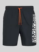 Kąpielówki męskie - Spodenki kąpielowe z elastycznym pasem - miniaturka - grafika 1