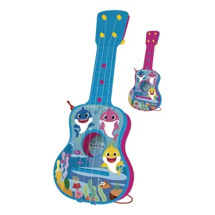 REIG Gitara Dziecięca Reig Baby Shark Niebieski - Instrumenty muzyczne dla dzieci - miniaturka - grafika 1