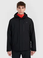 Kurtki i kamizelki sportowe męskie - 4F Kurtka trekkingowa 3w1 membrana 10000 męska - czarna XXL - miniaturka - grafika 1