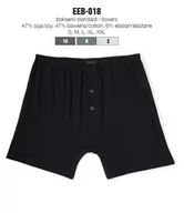 Majtki męskie - BOKSERKI ATLANTIC EMBAJ EEB-018 (kolor szary jasny, rozmiar L) - miniaturka - grafika 1